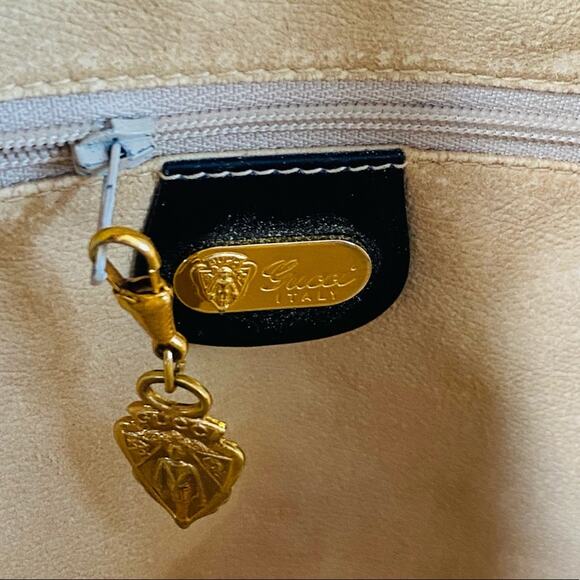 Gucci Black GG Supreme Canvas Boston Satchel with Crossbody Strap Authentic - Picture 10 of 15